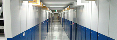 A picture of the electric compact shelving stacks