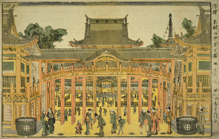 浮絵　東叡山中堂之図の資料画像を新しいウィンドウで開きます。