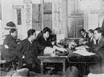 Planning the convention of the Rodo Nominto (Labor-Farmer Party), December 1926 (Taisho 15). From (Miwa Soju no Shogai)