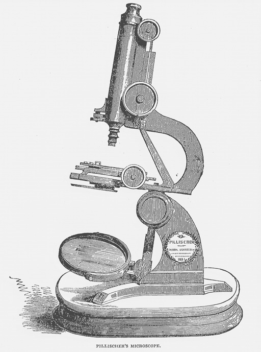 Hand drawn sketch vintage microscope. Medical tests, chemical laboratory  concept. Vector illustration isolated:: tasmeemME.com