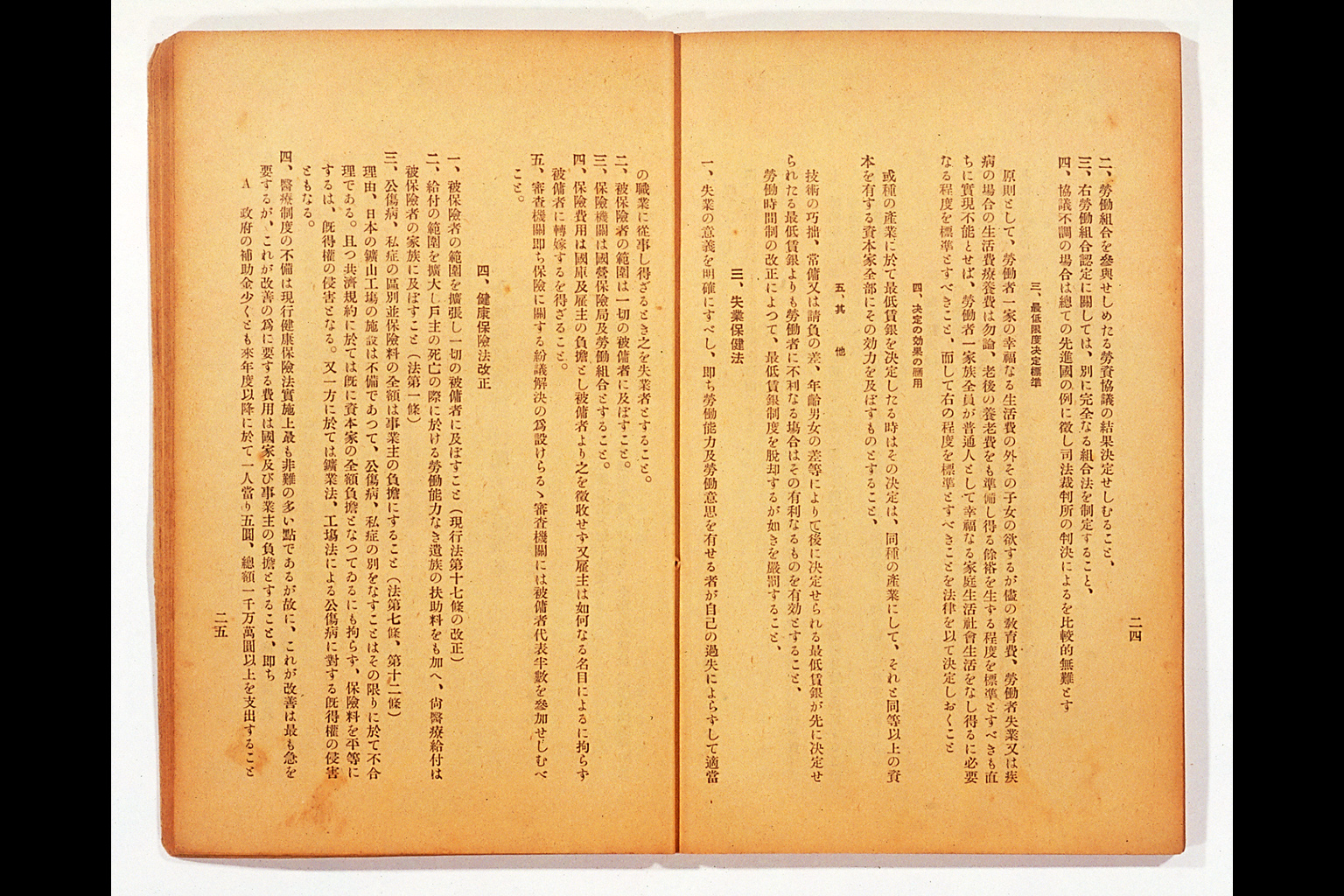 Measure And Report Of The Japan Ronoto Party Headquarters Presented At Its First National Convention Larger 58 76 Modern Japan In Archives