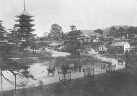 奈良猿沢の池 | 写真の中の明治・大正 - 国立国会図書館所蔵写真帳から -